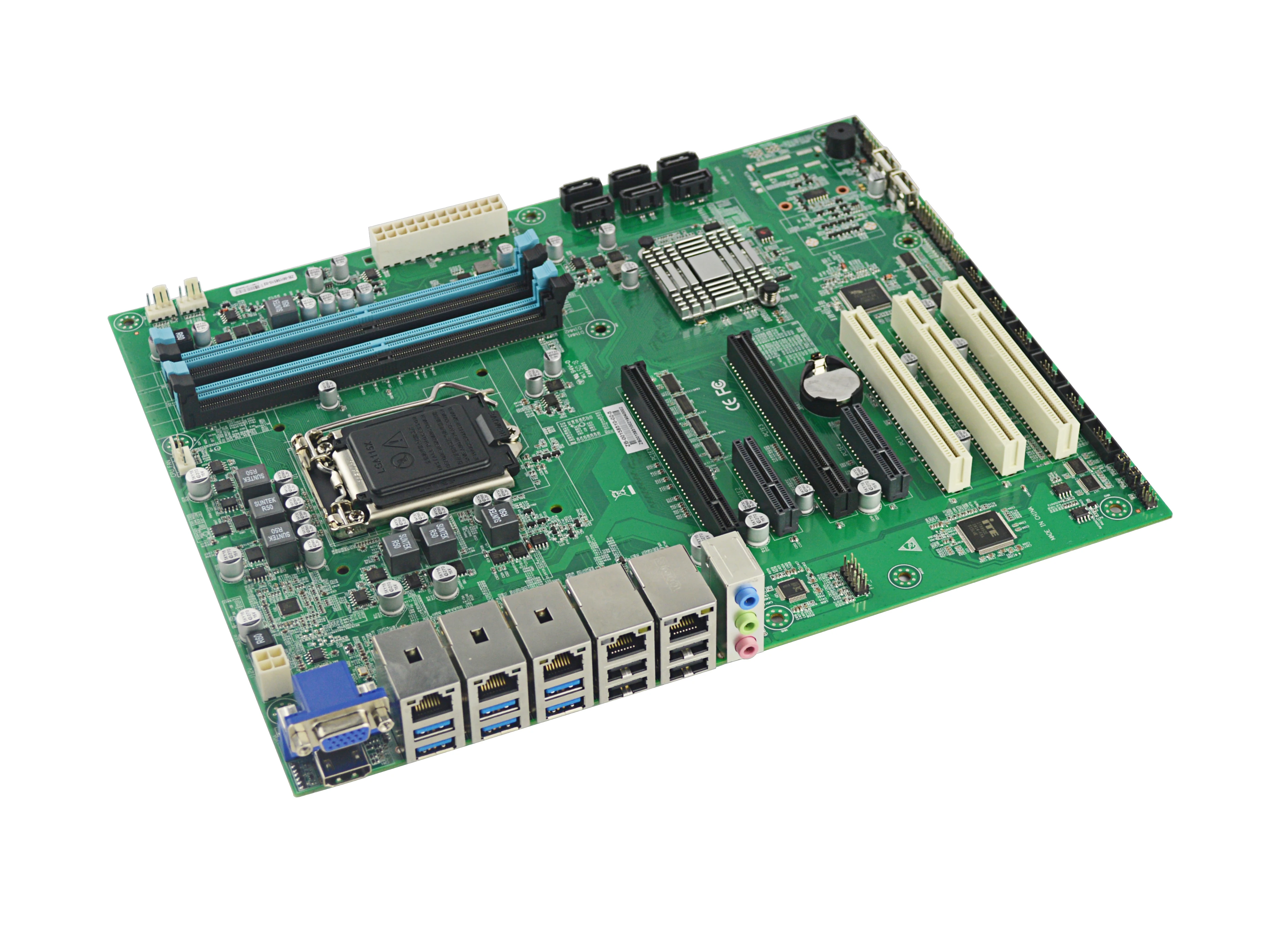 EAMB-1585 C236 чипсет Промышленная материнская плата ddr4 LGA1151 6/7Gen i3/i5/i7 5 * LAN 6 SATA 4 PCIE 3 PCI 14