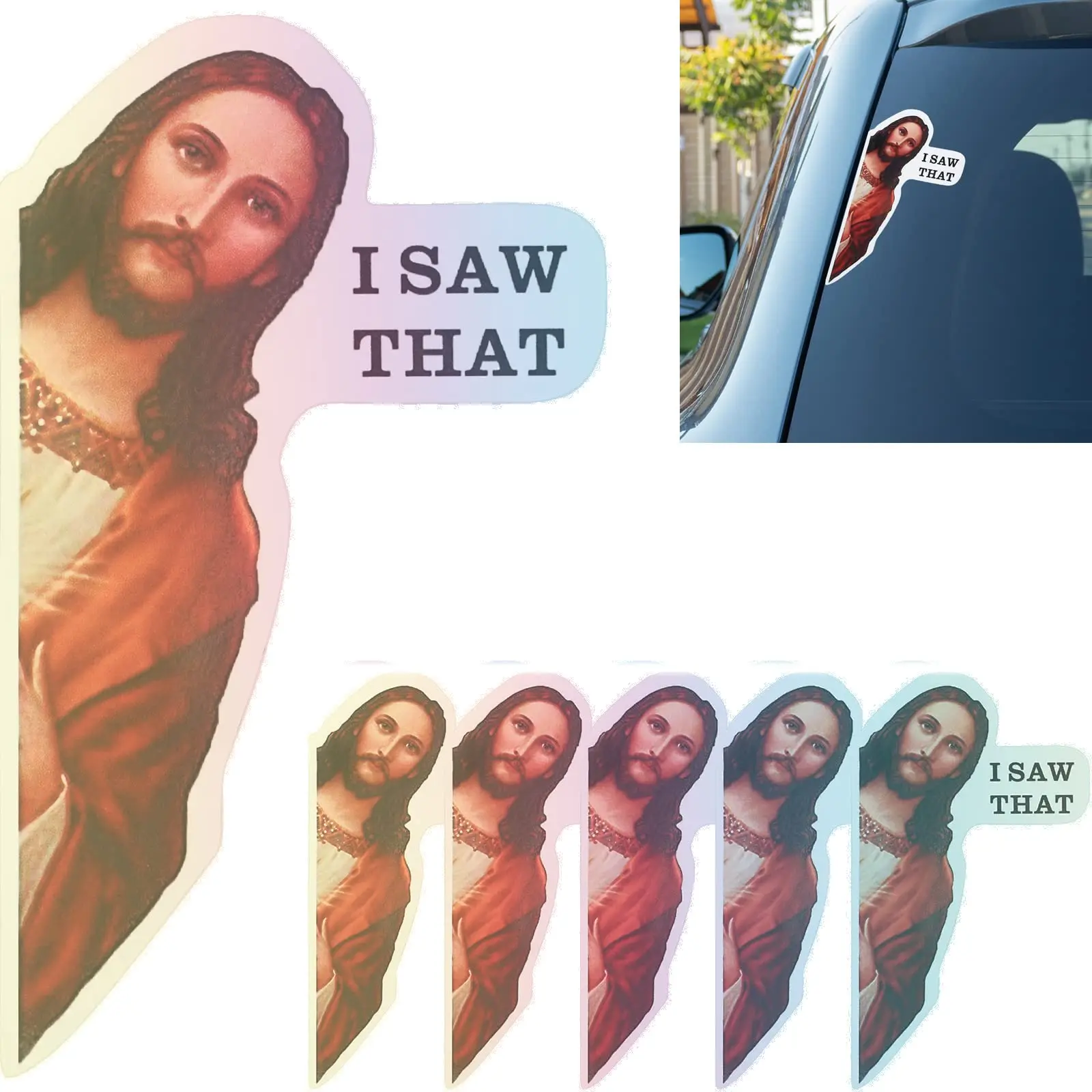 

10 Car Stickers Waterproof Applicable Car Stickers Car Truck Window Skateboard Thanksgiving Christmas Stickers Carnival Stickers