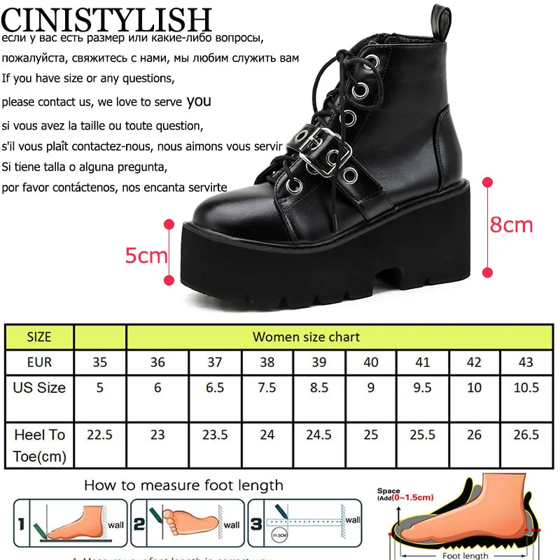 Женские ботинки на платформе с резиновой застежкой-молнией | Обувь