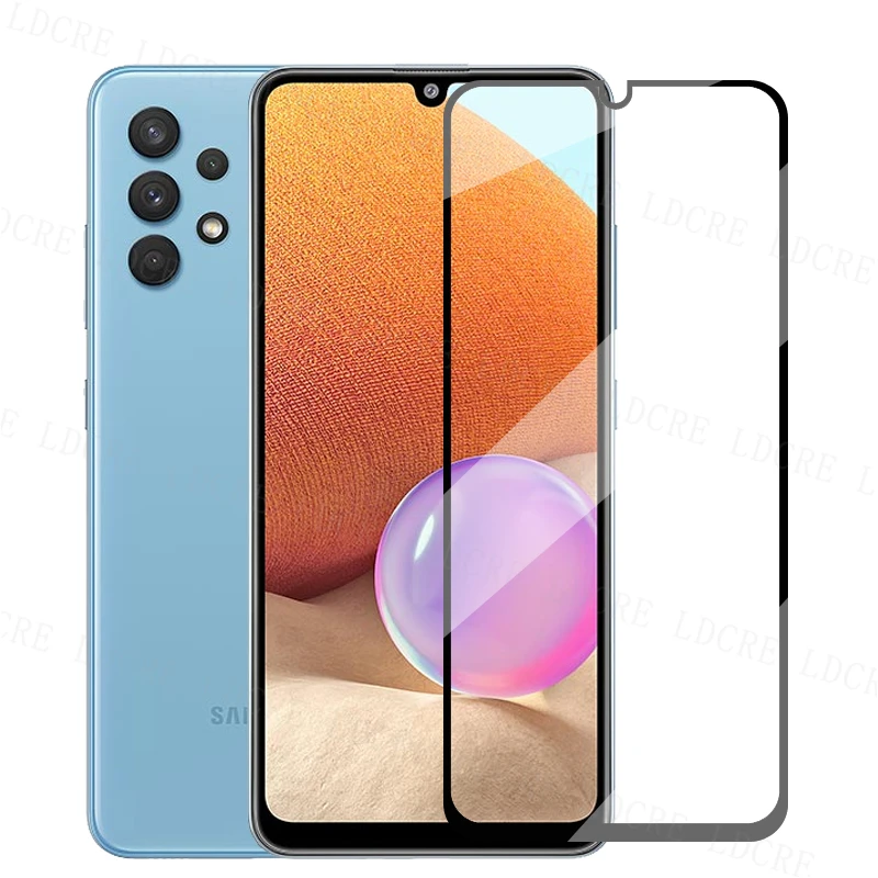 4 in 1 tempered glass for samsung galaxy a32 glass for samsung a32 a52 a72 a03s a52s a21s a22 a12 a13 screen protector lens film free global shipping