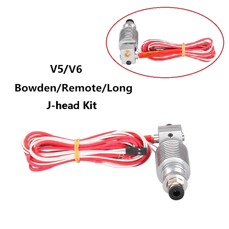 RAMPS 3D принтер J-head Hotend с одним охлаждающим вентилятором для 1 75 мм/3 0 мм E3D v5/v6 Bowden