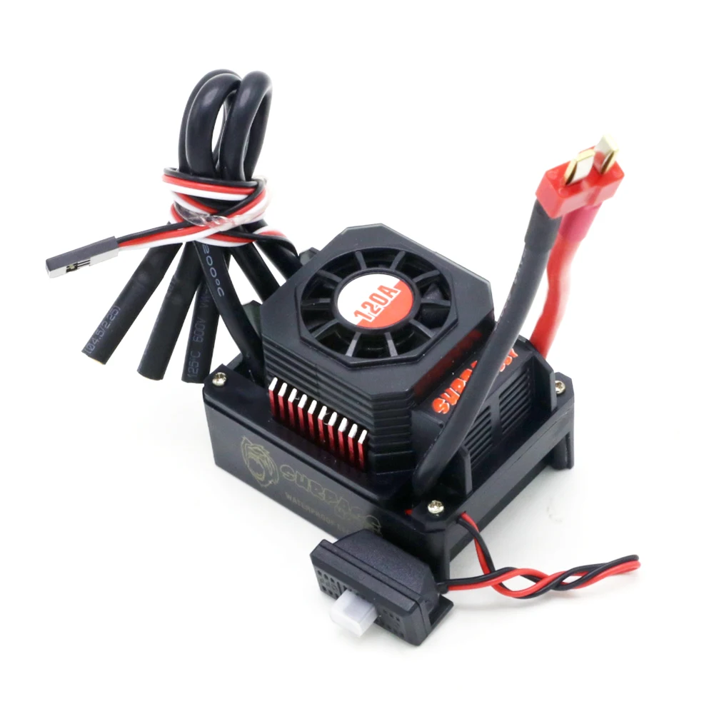 Водонепроницаемый 25A 35A 45A 60A 80A 120A 150A ESC бесщеточный, Скорость контроллер для 1/8 1/10 1/12 1/20 RC автомобиль