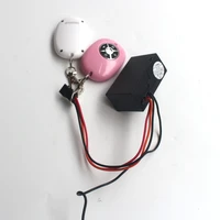 pink wireless remote control alarm bicycleelectric tricycle new energy car vibration and displacemnt alarm safety lock