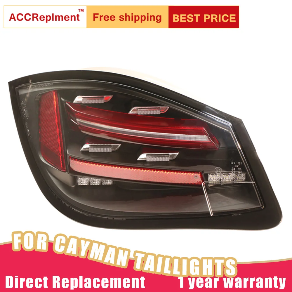 

New LED Taillights Assembly For Porsche Cayman 2009-2012 LED Rear Lamp Brake Reverse Light Rear Back Up Lamp DRL Car Tail lights