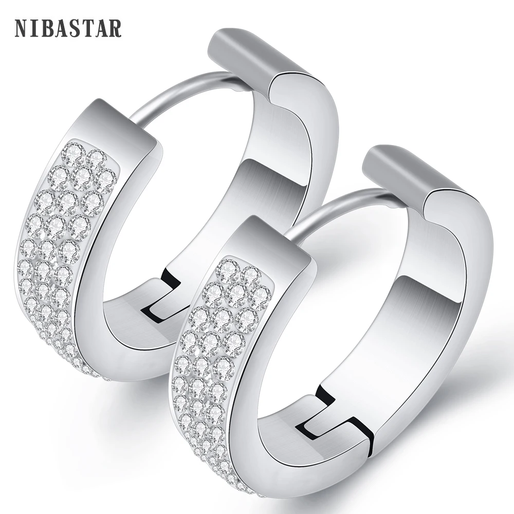 Распродажа маленькие серьги из нержавеющей стали новые модные круглые с