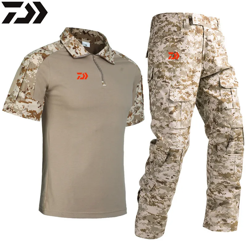 

New Daiwa Fishing Clothes Sports Outdoor Fishing Shirts Quick-drying Pants Men's Fishing Suit Breathable Sunscreen Fishing Wear