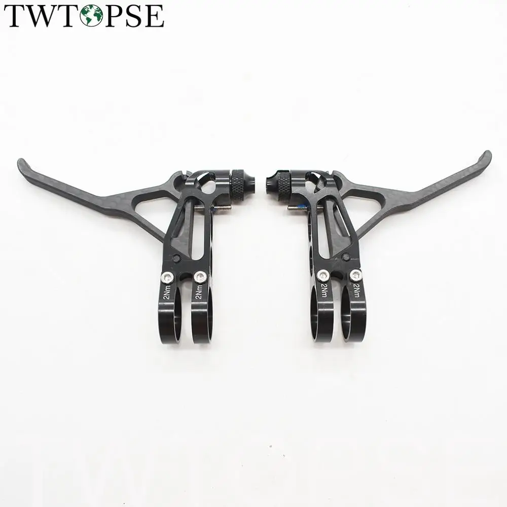 TWTOPSE 53g Ультра-светильник карбоновый Велосипедный тормозной рычаг для Brompton