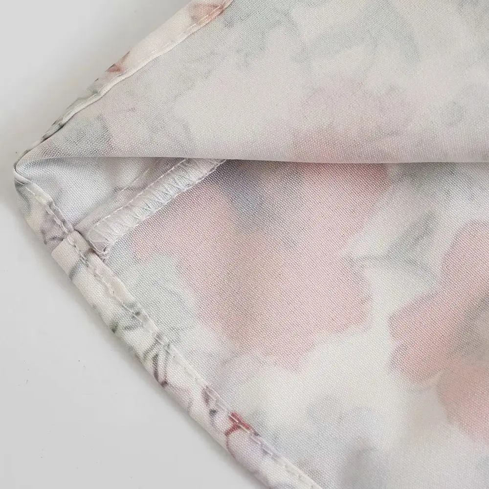 

2021 Spring women long sleeve mini Dress party Wrap dresses Printed bag hip vestidos V Neck floral Ruffles Bandage Short Robe