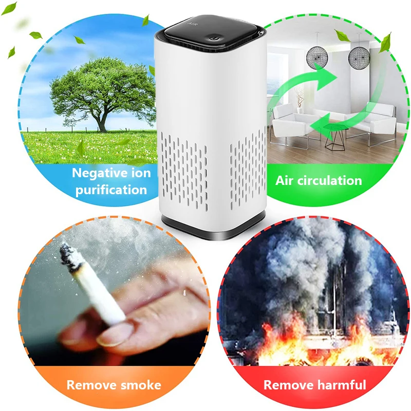 Автомобильный очиститель воздуха Youpin Smart Purifier Mijia Brand CADR 60m 3/h очистка PM 2 5 детектор