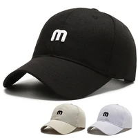 new cotton baseball cap for women men fashion snapback caps m embroidery dad hat summer visors gorras unisex hip hop hats cp055