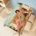 Британский художник Джон Уильям крестный Викторианская Эра неоклассика красота девушка леди масляная живопись декоративный гобелен льняная скатерть