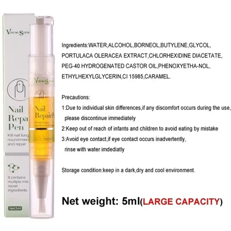 5 мл гели для ногтей питательных веществ ручка удаляет грибок жидкость ремонта