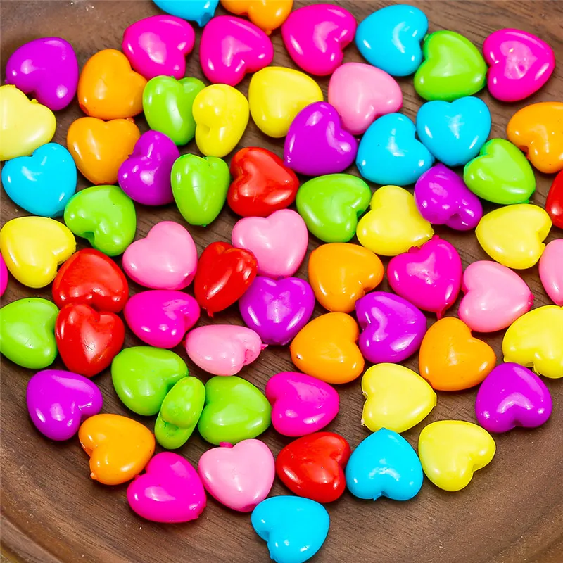 

200pcs/lot Acrylic Irregular Loose Beads Shape Rainbow Colorful Beads For Women Making DIY Bracelet Necklace Jewelry