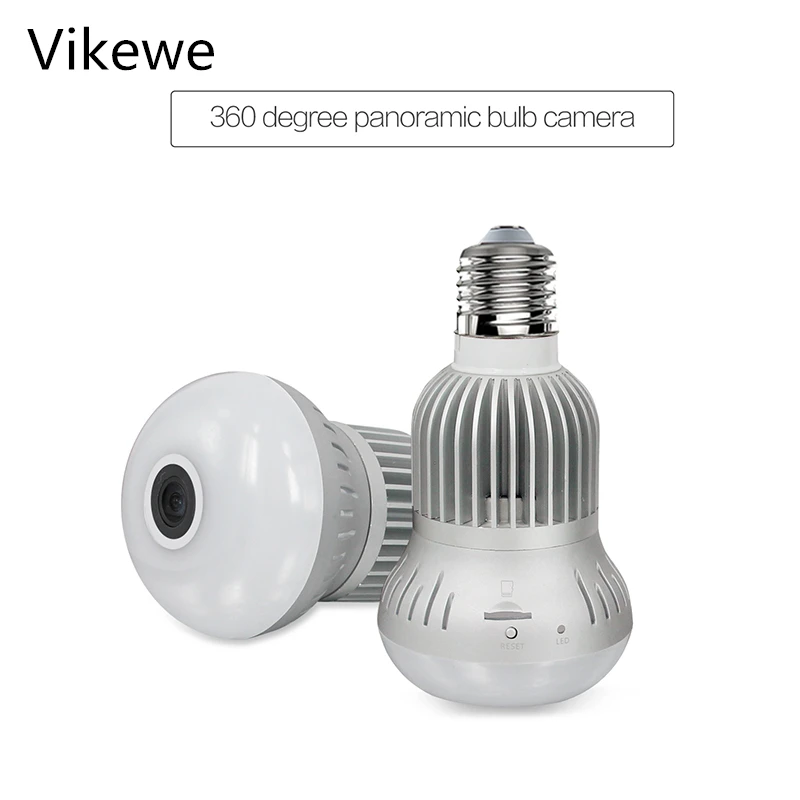 Vikewe 960P 360 камеры беспроводные видеонаблюдения лампа инфракрасные рыбий глаз