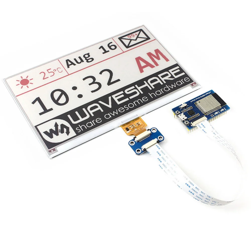 

Ink Screen Universal Bluetooth Driver Board Easy Install SPI Internet Panels E-Pape ESP32 Lightweight Easy Use WIFI Wireless