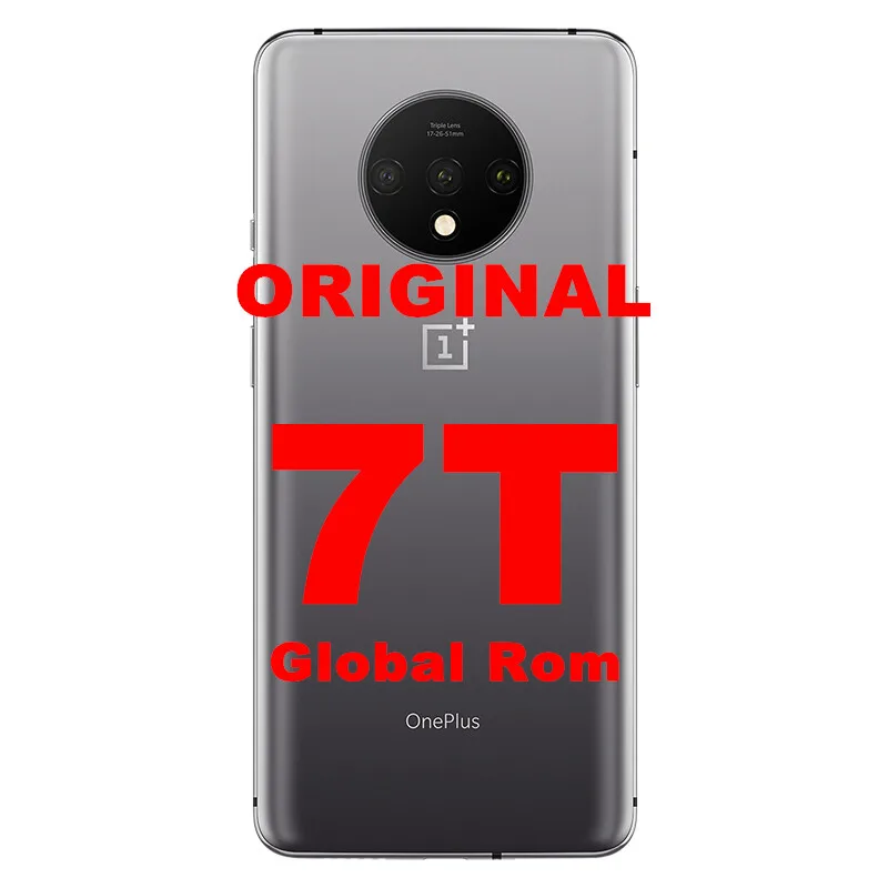 Oneplus 7T смартфон с 5 дюймовым дисплеем процессором Snapdragon 855 Plus ОЗУ 8 Гб ПЗУ 10 0 ГБ 48 МП
