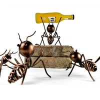 creative little ant wine rack beer cocktail decoration living room dining room interior decoration