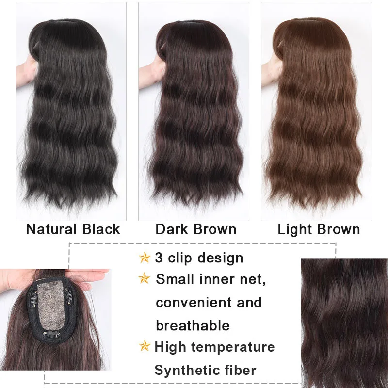 AILIADE женские Искусственные человеческие волосы волнистые кудрявые черные