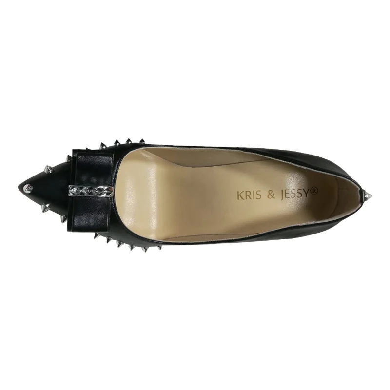 Большие размеры 34-45 Классические женские туфли-лодочки с острым носком и