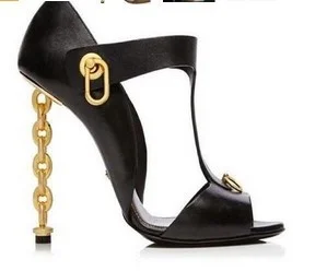 

New solid color hollow strap sexy fashion knee boots women's sandals