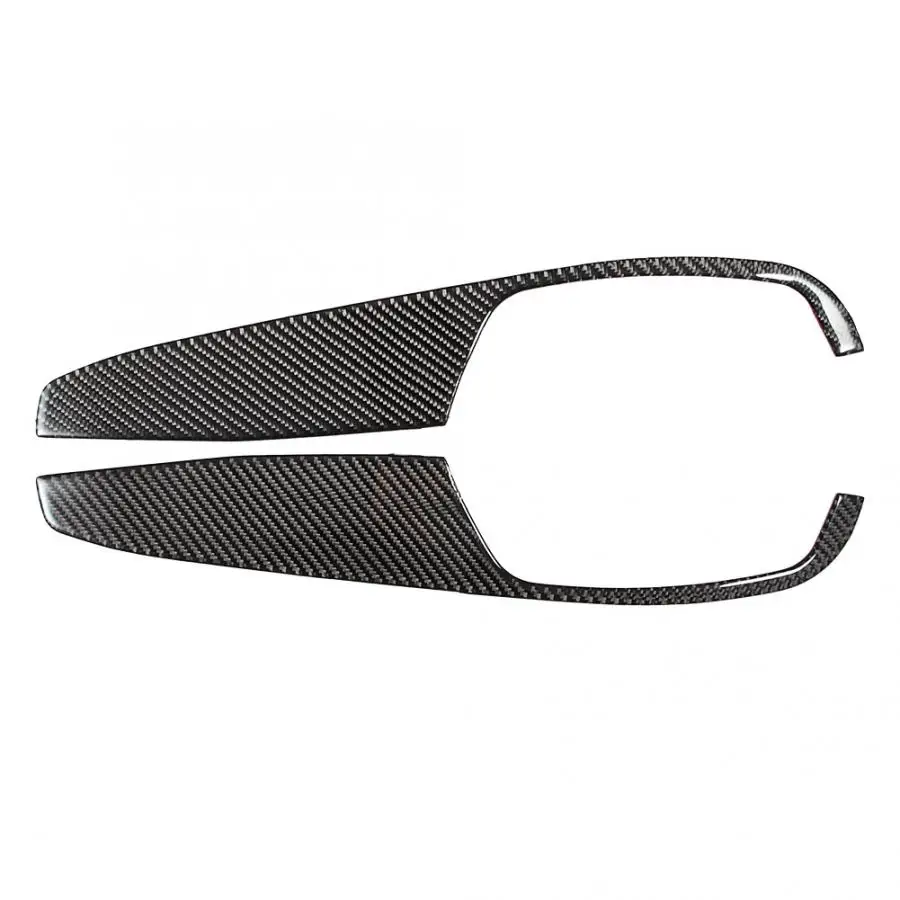 4 шт. карбоновые наклейки для интерьера двери окна переключателя крышки отделки