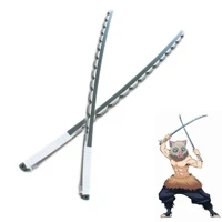 hashibira inosuke cosplay sword demon slayer kimetsu no yaiba costume weapons prop