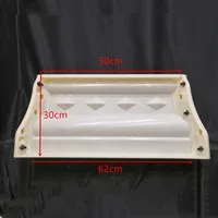 XG-1050 50cm/19.69in Buckle up/ Interlock Slots Body Plain, Leave/Flower&Star Top Molds For Square Concrete Cement Roman Pedestal Spare - Цвет: XG-1050