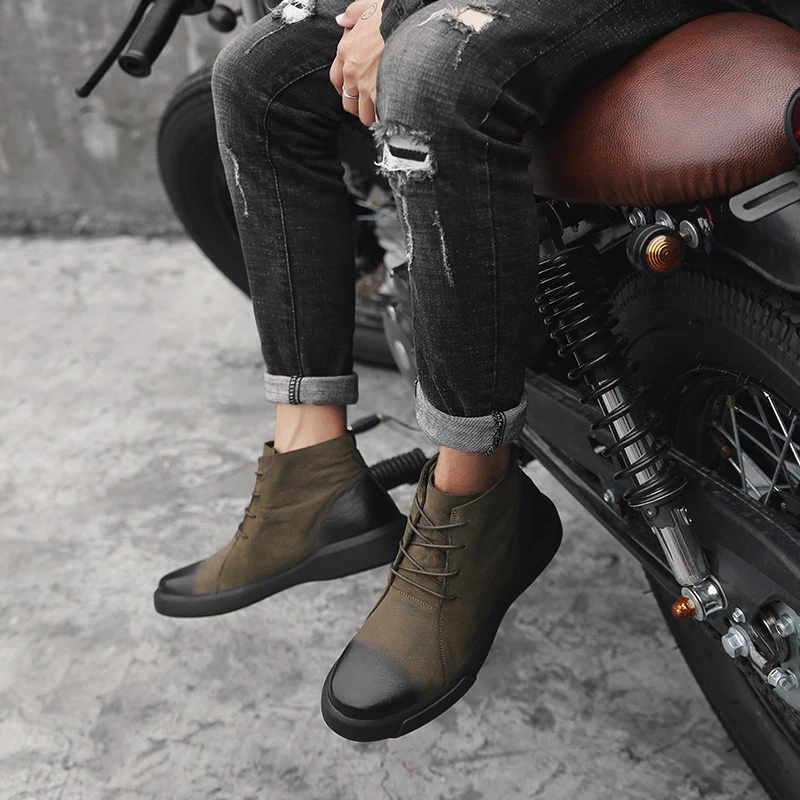 Мужские модные спортивные слипоны zapatos ботинки для отдыха Натуральная черная