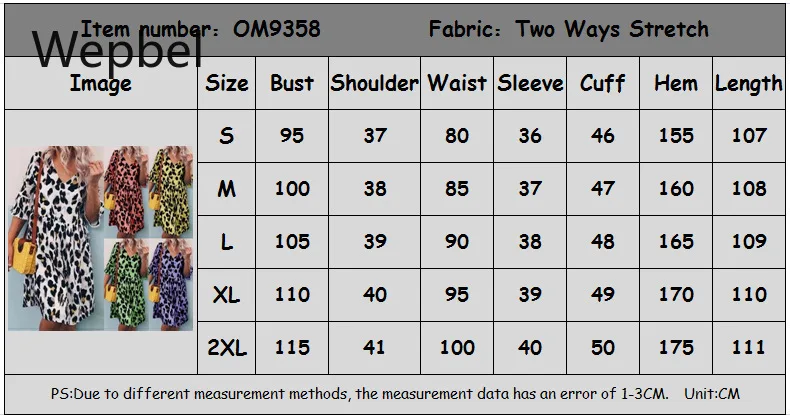 

WEPBEL Loose V-neck Floral Printed Dresses Women's Summer Dress Beach Style Fashon Short Sleeve High Waist Knee Length Dress