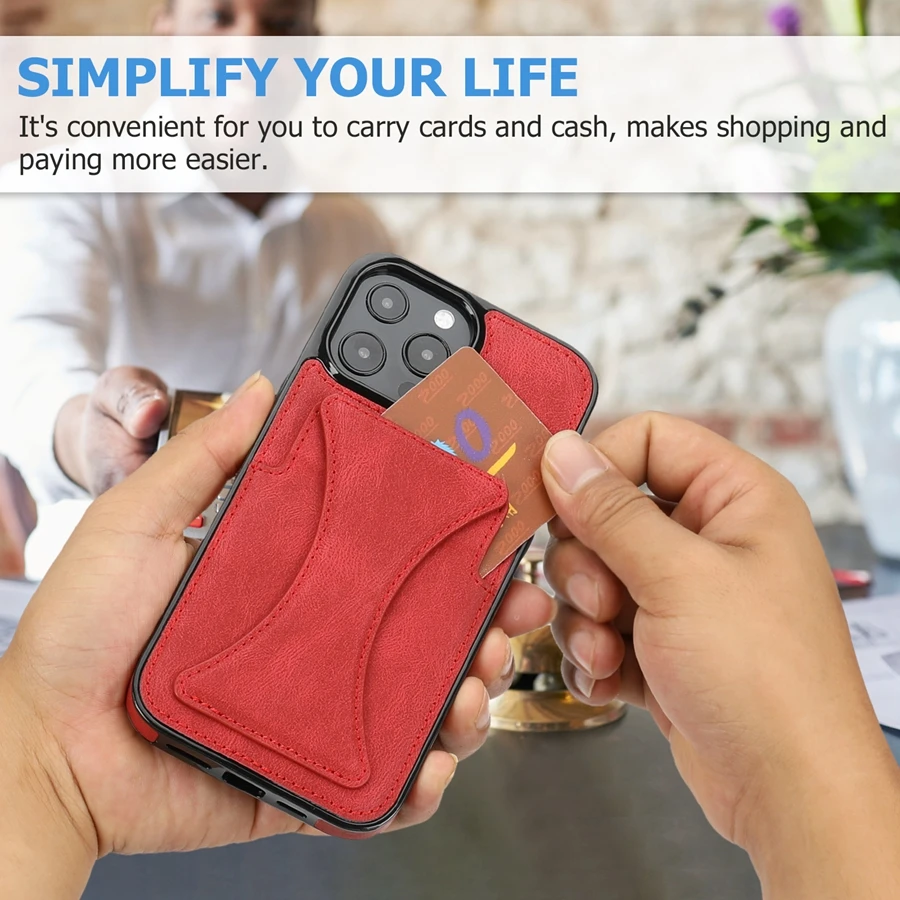 

Wallet Magnetic Leather Case For iPhone 13 Pro Max 13 Mini 12 Pro Max 11 Pro Max SE 2020 X XS XR XS Max 8 Plus 7 Plus Cover