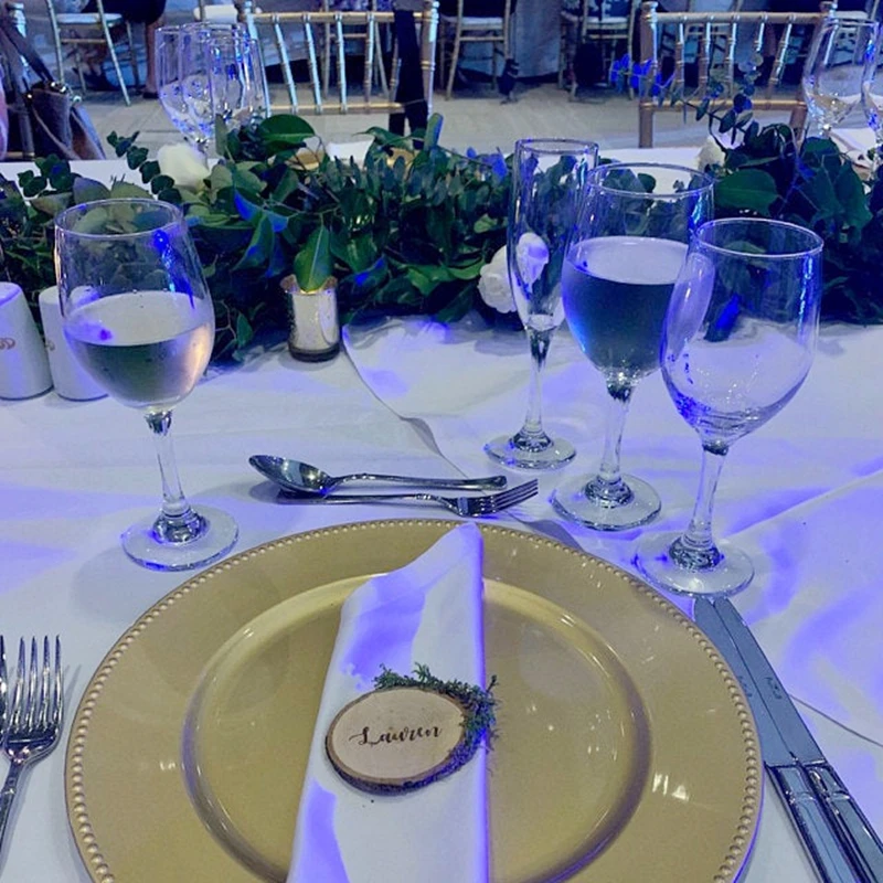 Персонализированные Свадебные места имя 4-6 см гравировка на дереве ломтики место