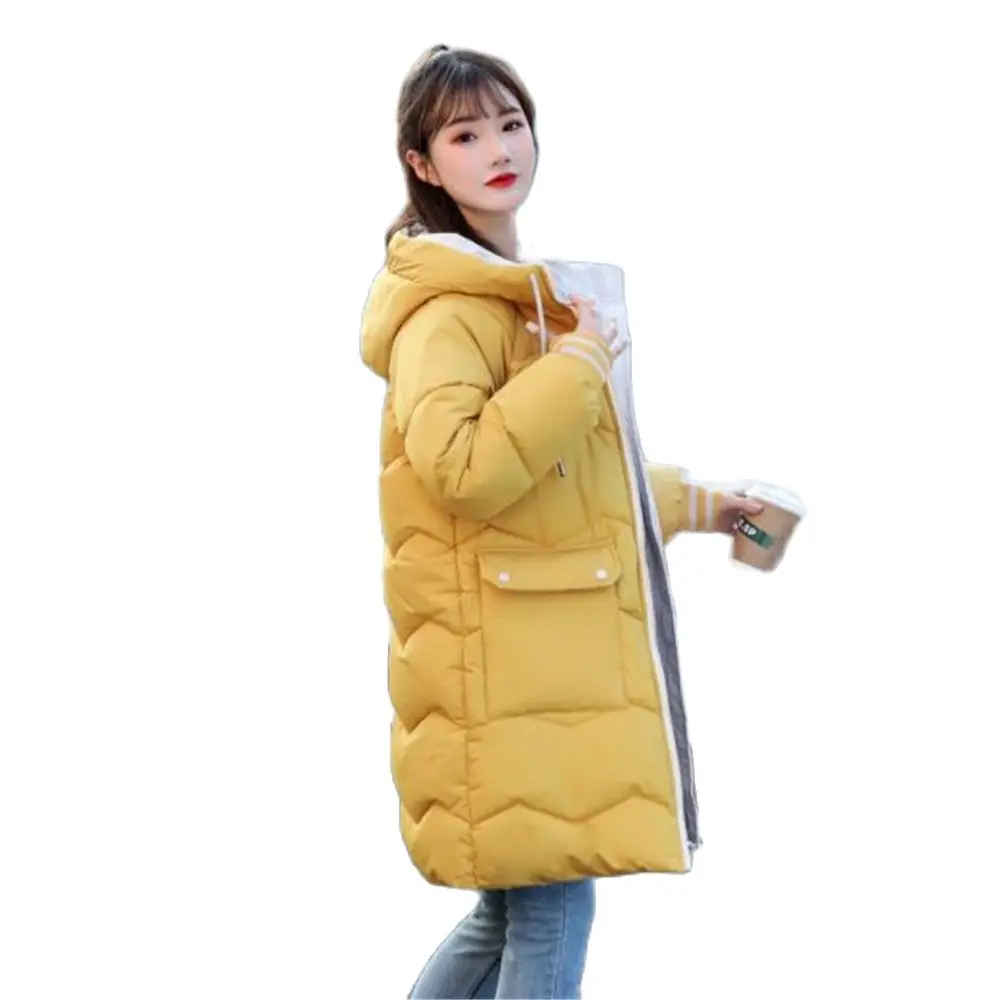 Woman Winter Hot Sale Thick Down Jackets Down Parkas Female Hot Sale Warm Doudoune Lady Fall Print Slim Hooded Abajo Chaqueta