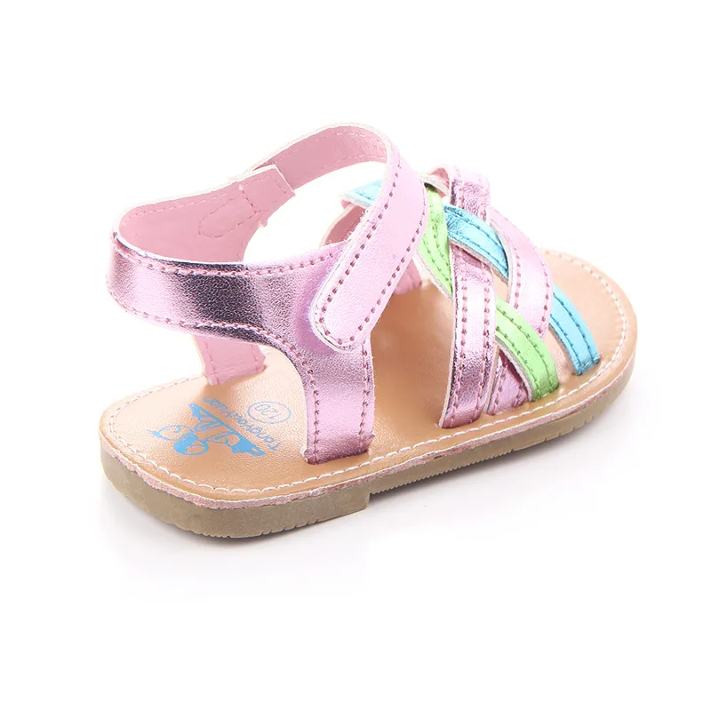 Новинка детские сандалии Нескользящие уличные с жесткой подошвой для