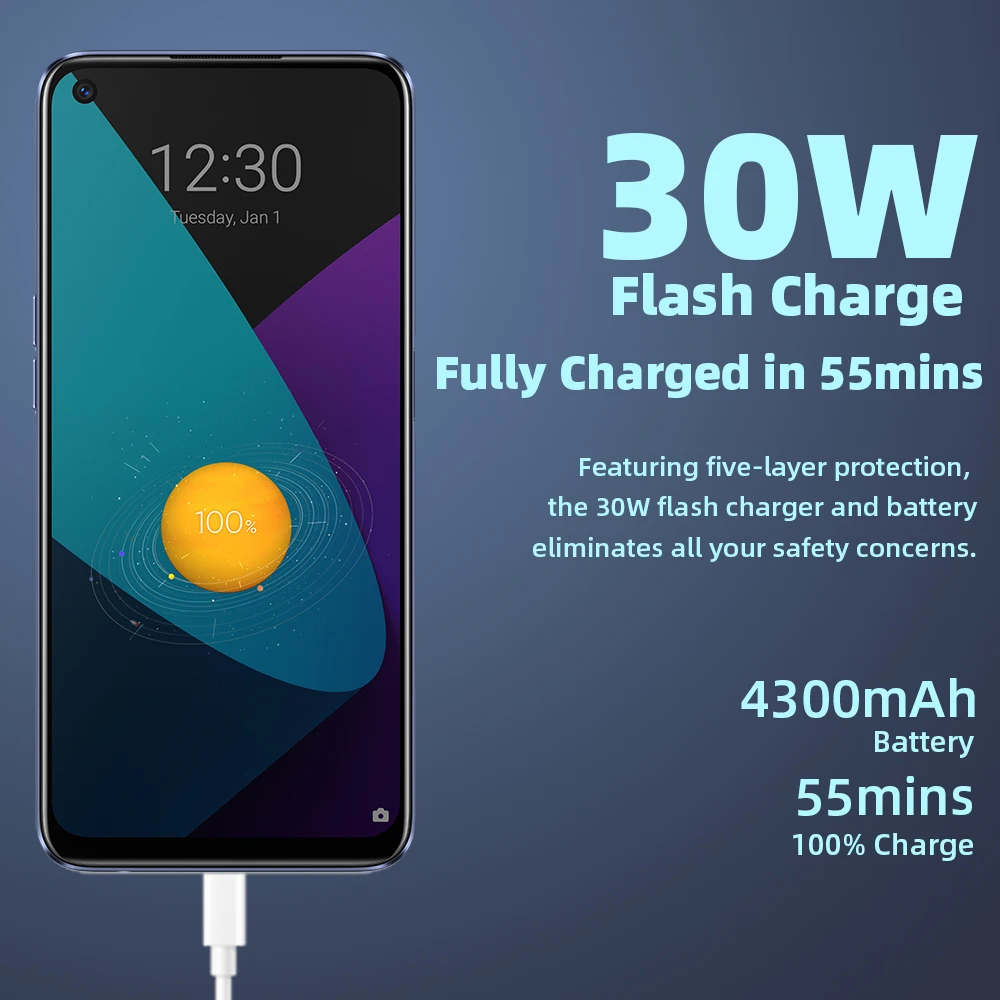 Realme 6s NFC 6 5 дюймов + FHD 90 Гц смартфон ГБ 128 4300 мА/ч 48MP Quad Camera Android Play Store 30 Вт Зарядное