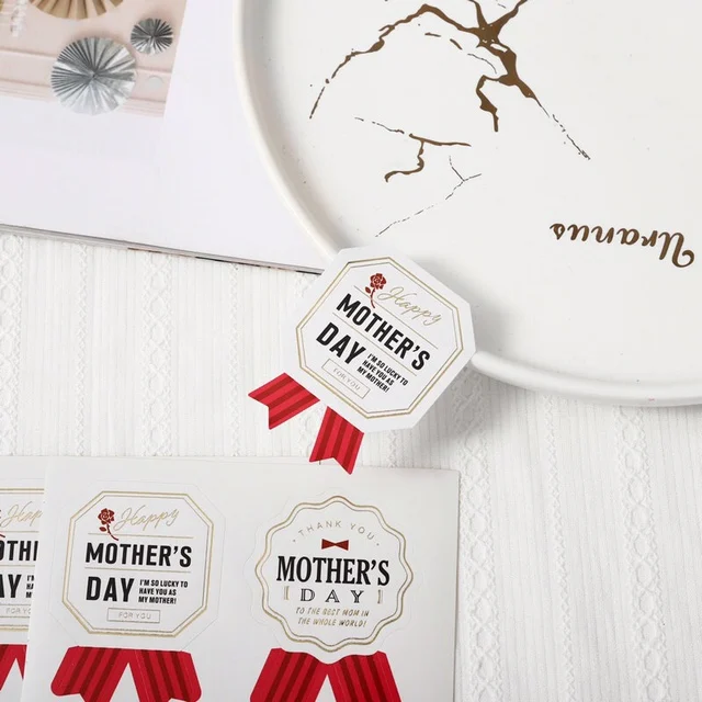 

120 Mother's Day stickers mother's Day baked desserts label thank you sticker