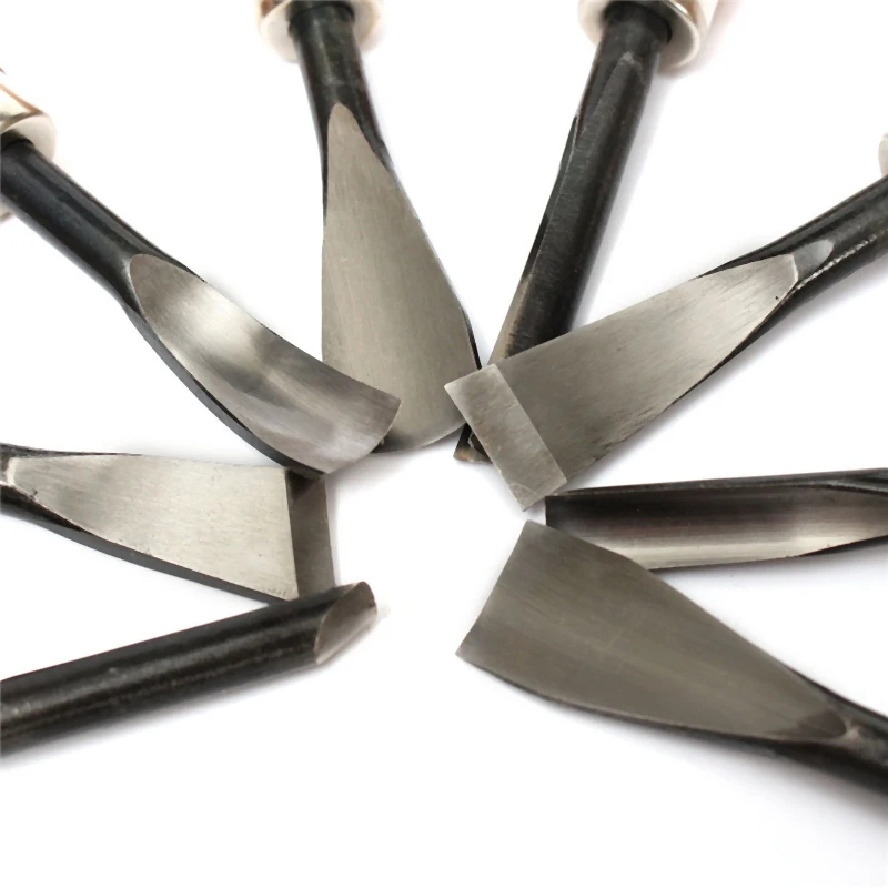 

8Pcs/Set Bird Dry Hand Wood Carving Tools Chip Detail Chisel Set Knives Tool