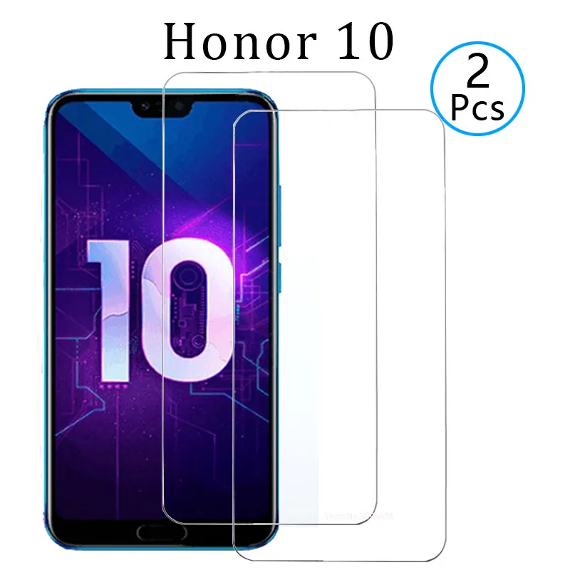 2 шт. закаленное стекло для Honor 10 Lite 10i Защитная пленка экрана Защитное Huawei Light onor hono