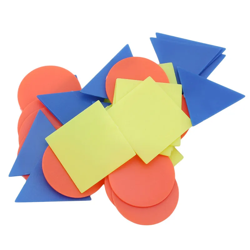 

30 шт цветастый Пластик Форма счетные чипы для маленьких детей Математика номер счета игры игрушки
