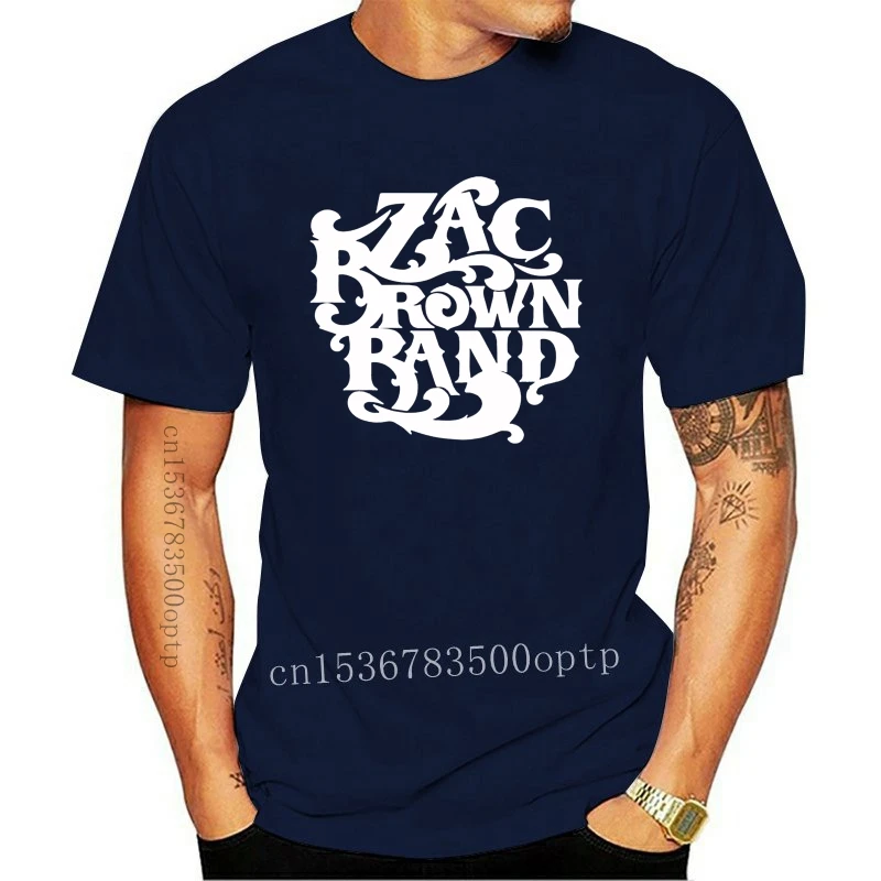 

New Popular Fashion Zac Brown Band Zbb Logo Short Sleeve Mens T-shirt Trend