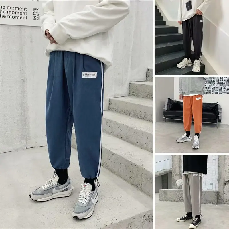 

Casual Harem Pants Men Joggers Man Summer Trousers Male Chinese Style Baggy Pants