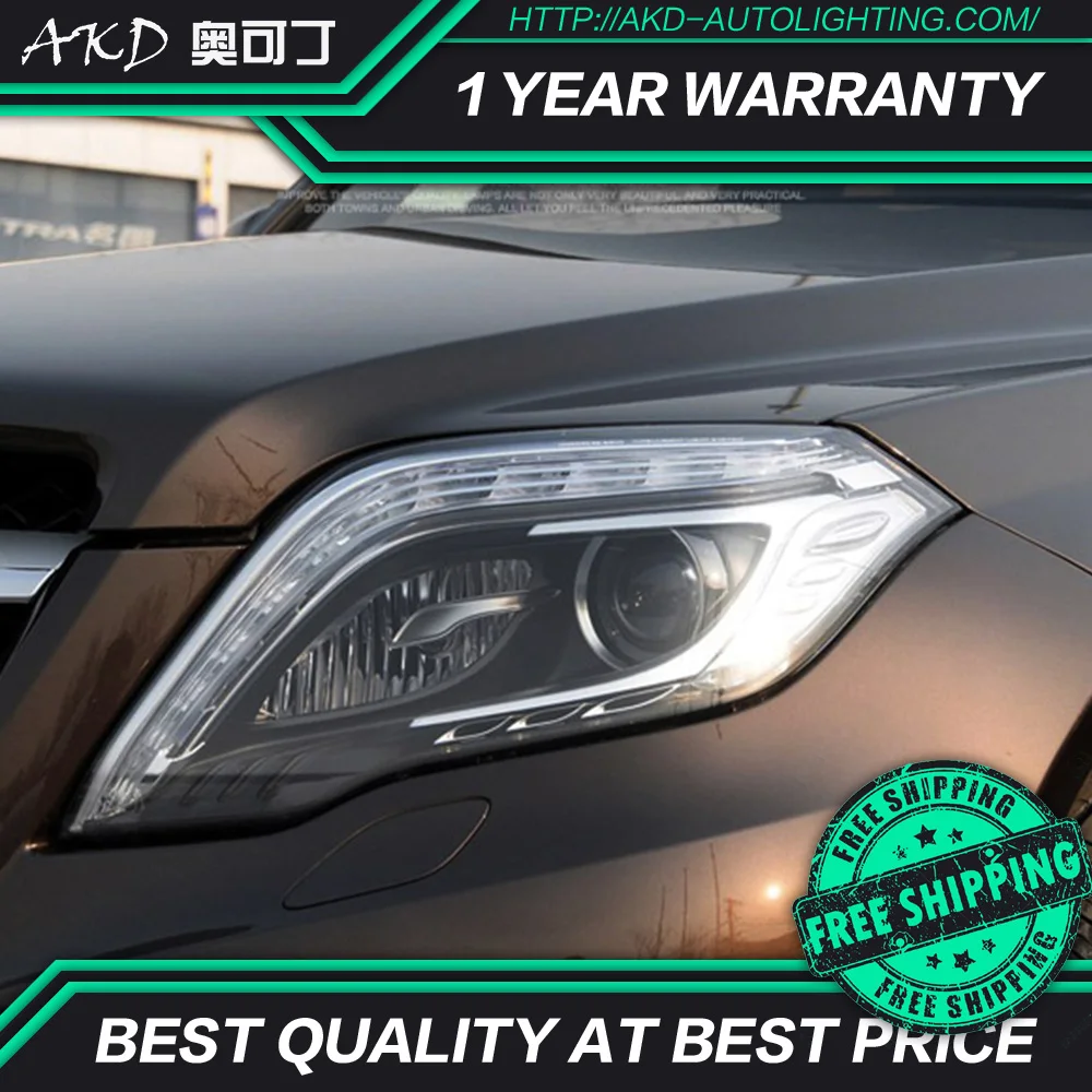 АКД автомобильного тюнинга фар для Mercedes Benz GLK250 светодиодные фары DRL