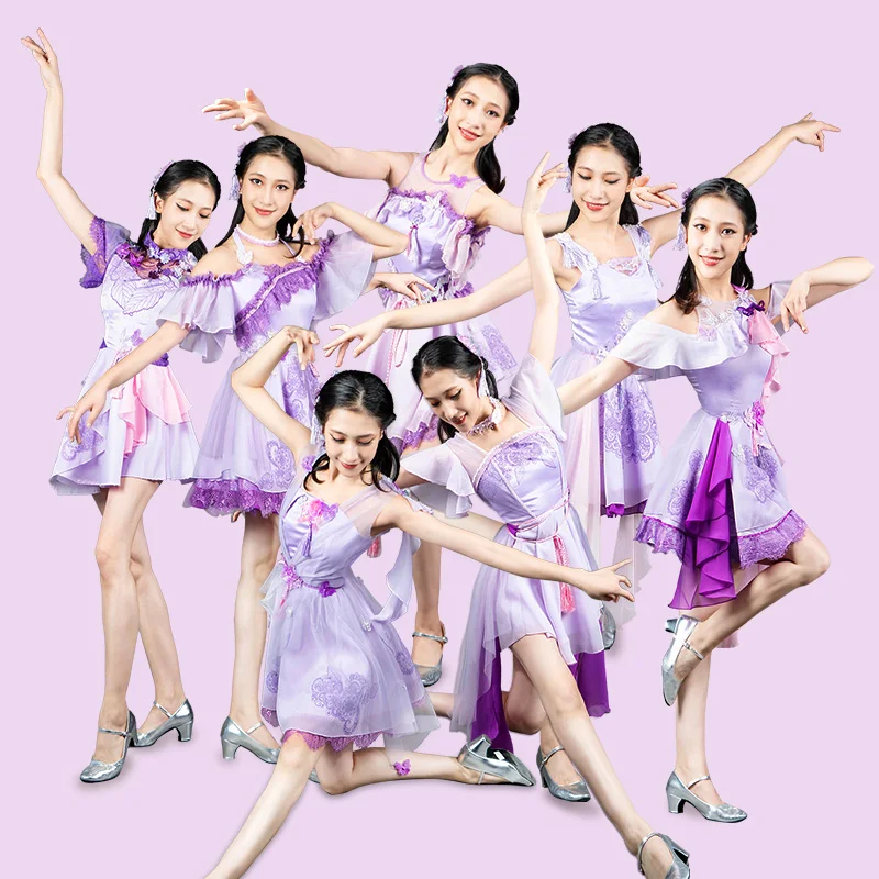 

2021 New Chinese Style Women ‘S Singer Group Gogo Dance Costumes Cosplay Party Dress Jazz Dance Costumes Festival Outfits DN7469