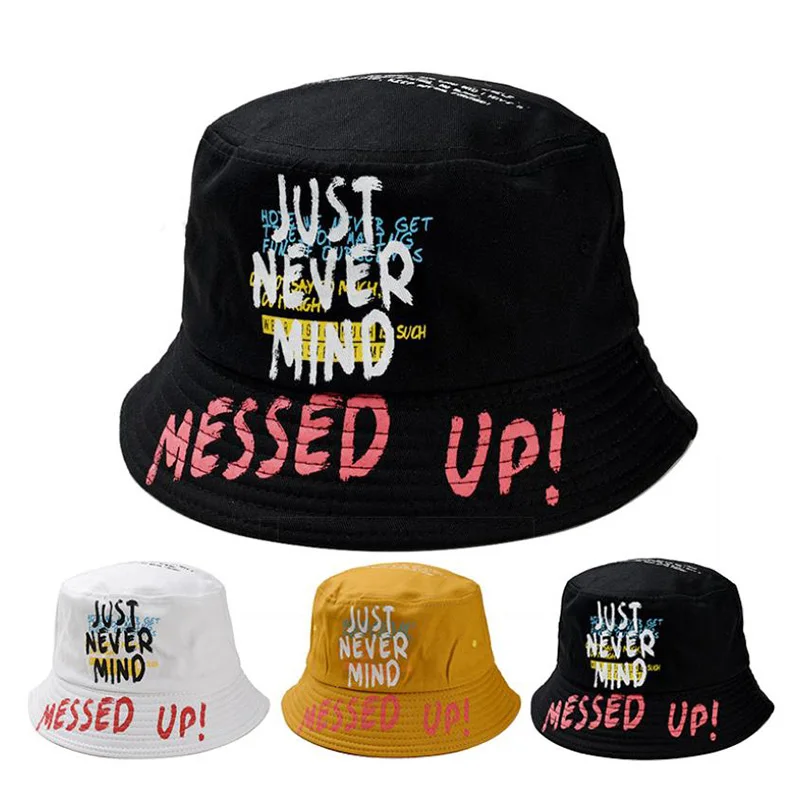 

1Pcs Unisex Bucket Hat Fishing Outdoor Hip Hop Cap Men's Summer For Fisherman New