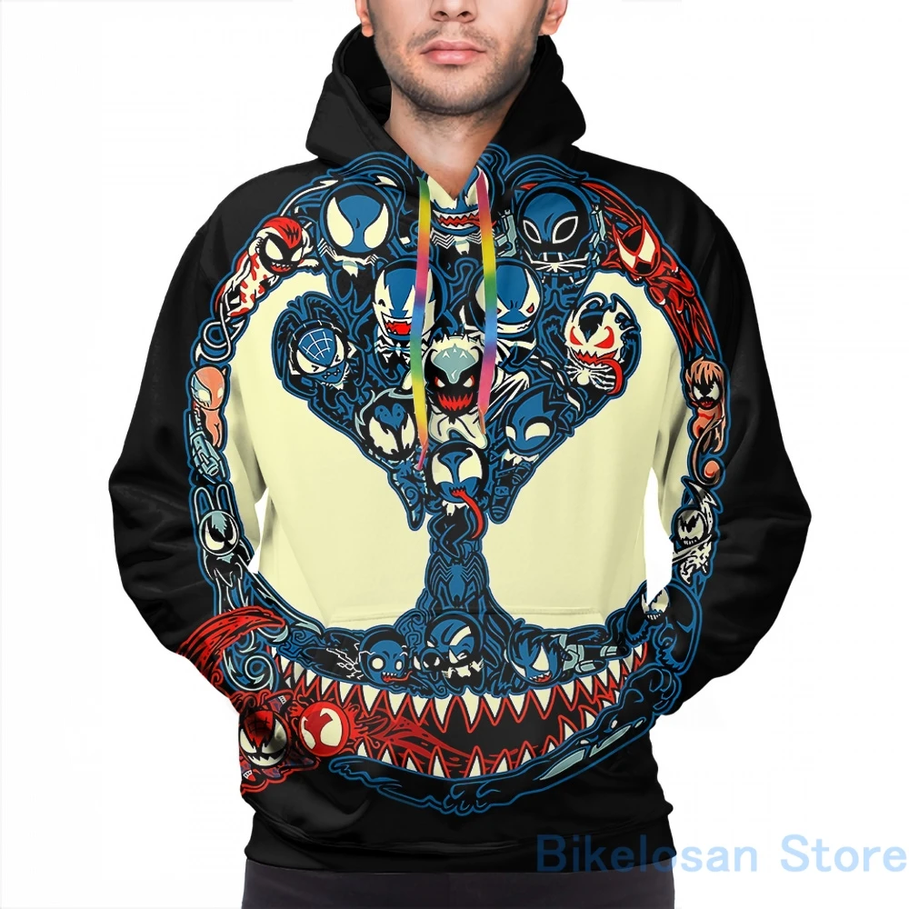 Мужские толстовки свитшоты для женщин забавные чудесные Lil симбиоты принт