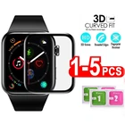 3D Защитная пленка для экрана Apple Watch 5, 44 мм, не закаленное стекло для смарт-часов iwatch 5