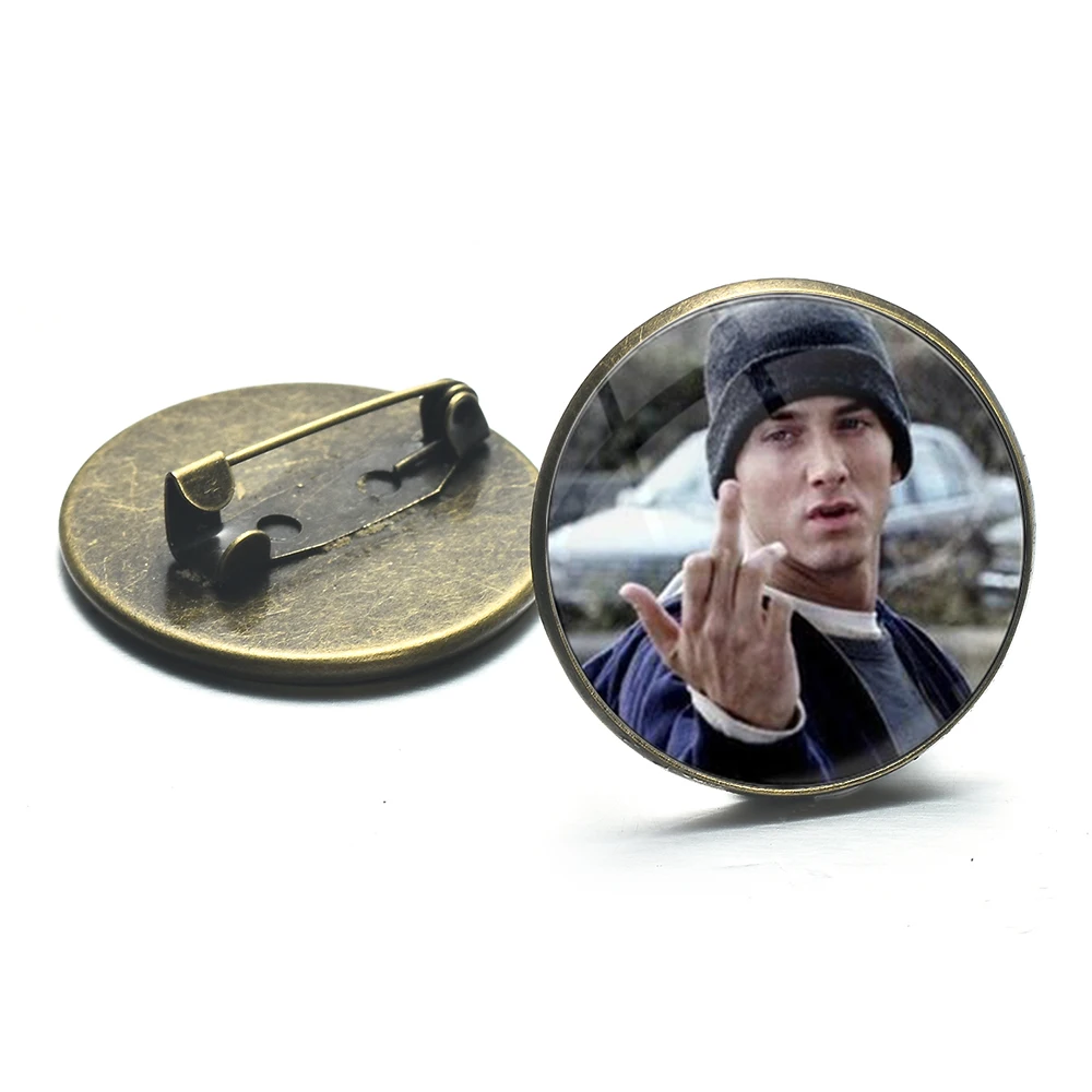 Модная брошь музыкант Эминем булавка для мужчин женщин хип-хоп рэп певец панк