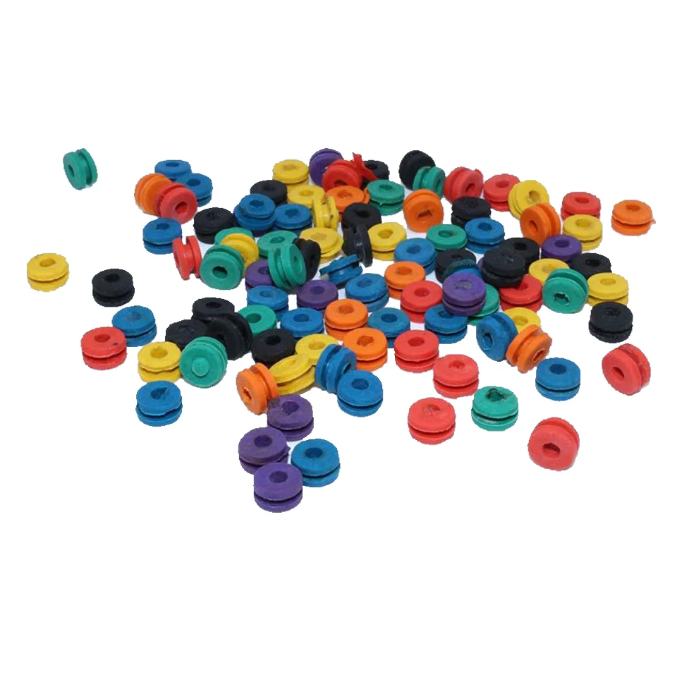 100pcs/lot H Shape Tattoo Machine Rubber Nipple Half Grommets Piston Pin Needle Mat Pad Cushion | Красота и здоровье