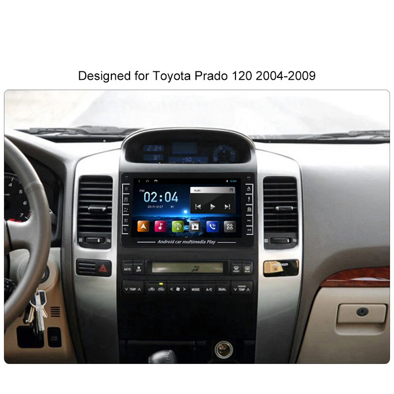 Автомагнитола для Toyota LAND CRUISER Prado 8 1 мультимедийная стерео-система на Android 120 с