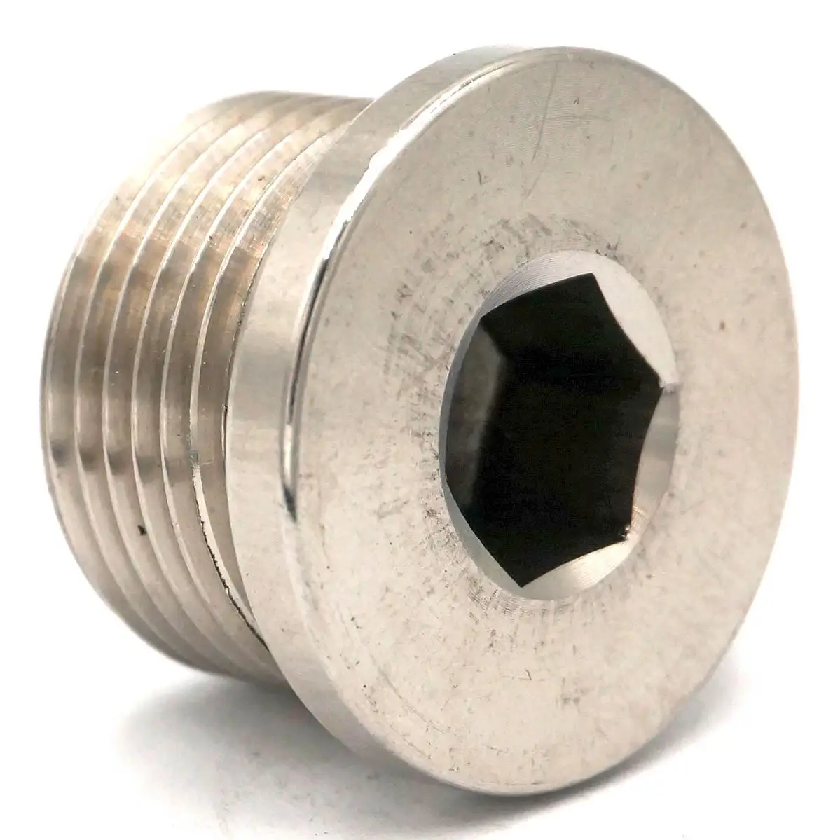 1/8 &quot 1&quot BSP штекер SS304 потайная вилка с фланцем внутренняя Шестигранная головка