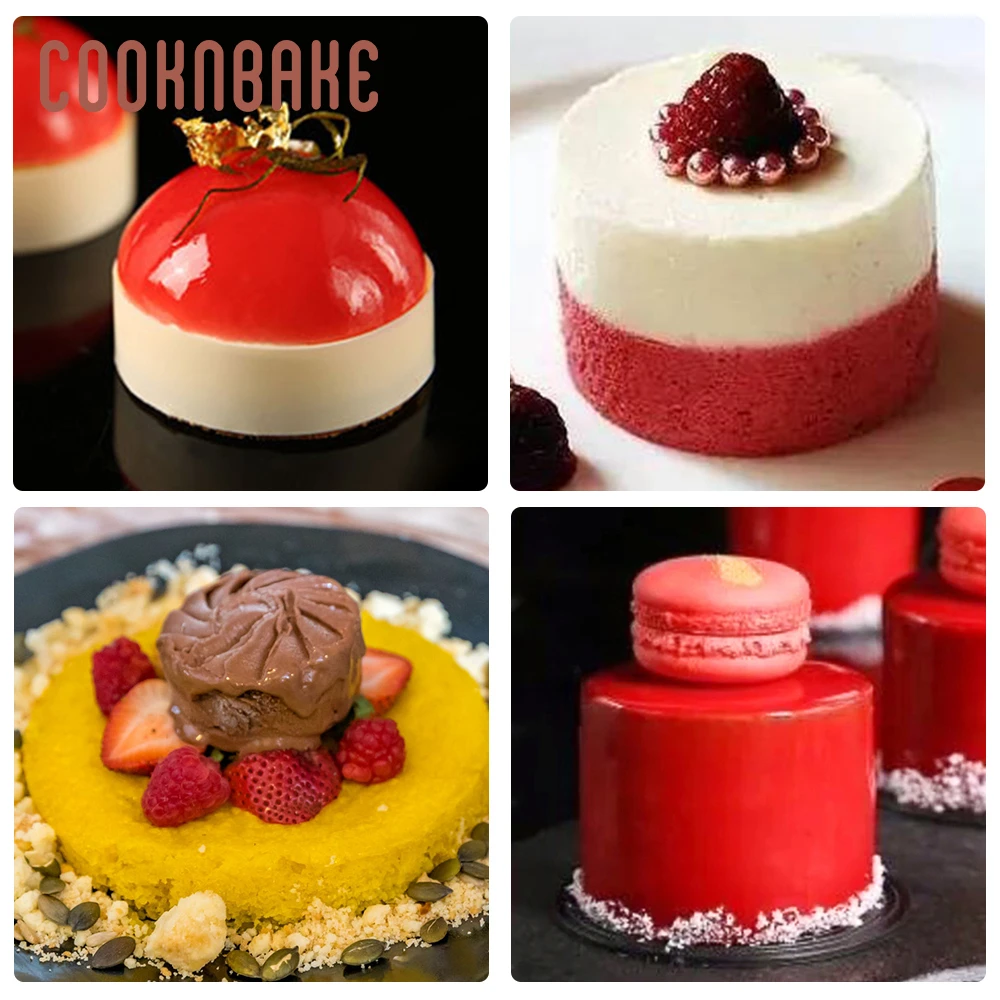 Силиконовая форма COOKNBAKE для мыла ручной работы круглая конфет шоколада льда